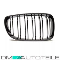 Set Griglia Nero Lucido doppia barra per BMW Serie 1 E81 E82 E87 E88