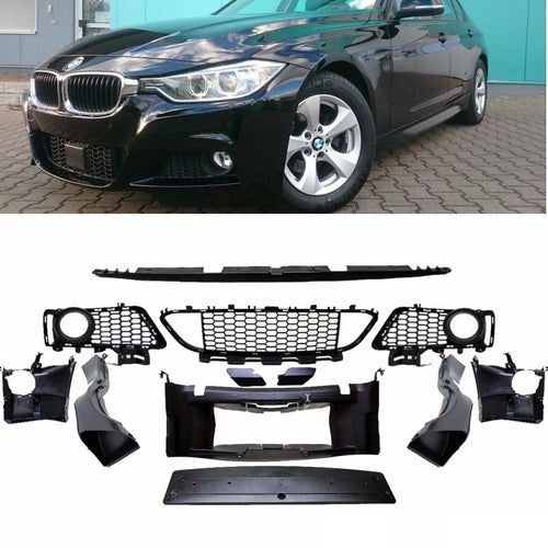 SET COMPLETO griglia + paraurti anteriore griglia per BMW F30 F31 M Sport