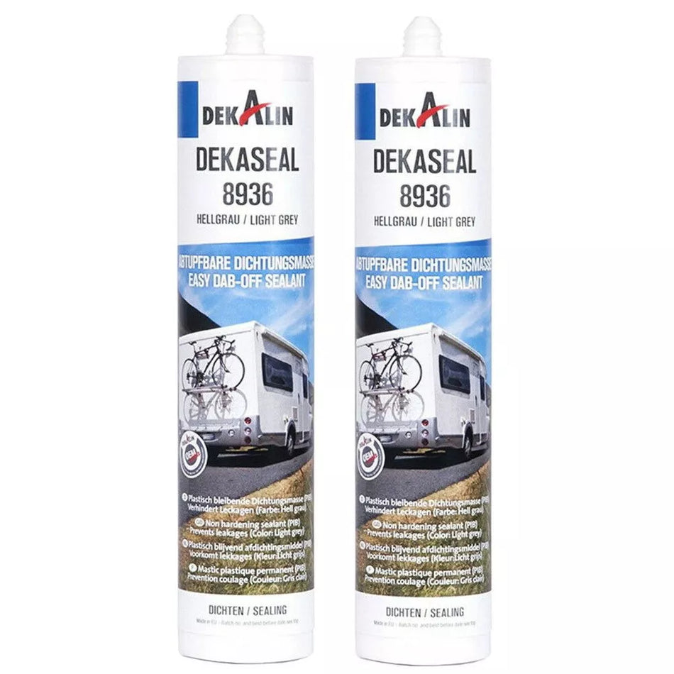 2 sigillante sigillante adesivo cartuccia Decalin Dekaseal 8936 310 ml grigio