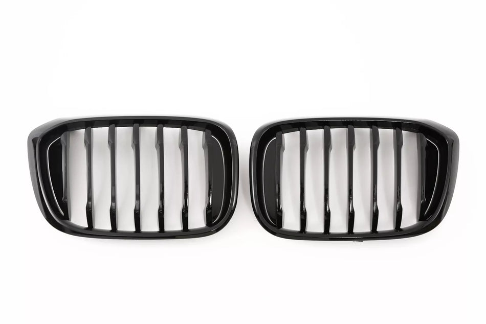 per BMW X3 X4 G01 G02 GRIGLIA RADIATORE LUCIDA NERO