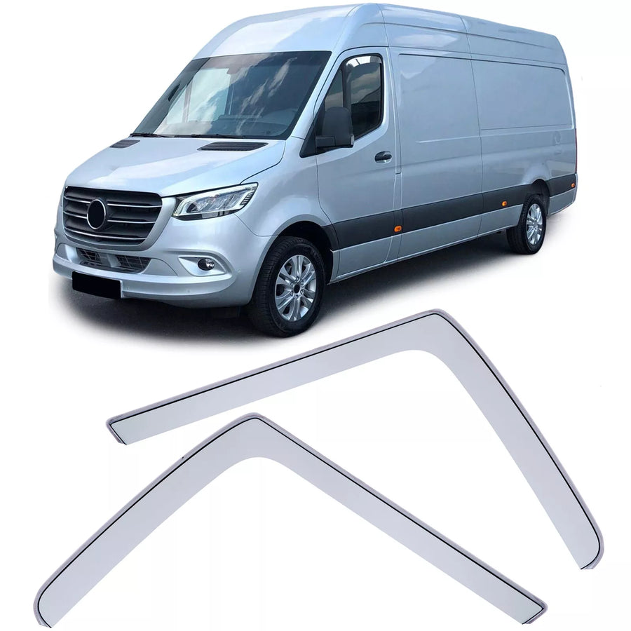 Deflettori Antipioggia Antivento Chiari per Mercedes Sprinter W907 dal 18