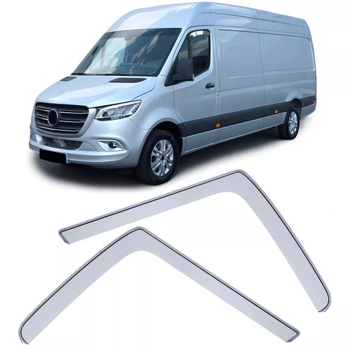 Deflettori Antipioggia Antivento Chiari per Mercedes Sprinter W907 dal 18