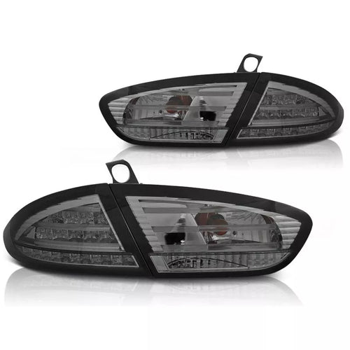 Fanali posteriori LED per Seat Leon 1P Facelift 2009-2012 cromati/fumo