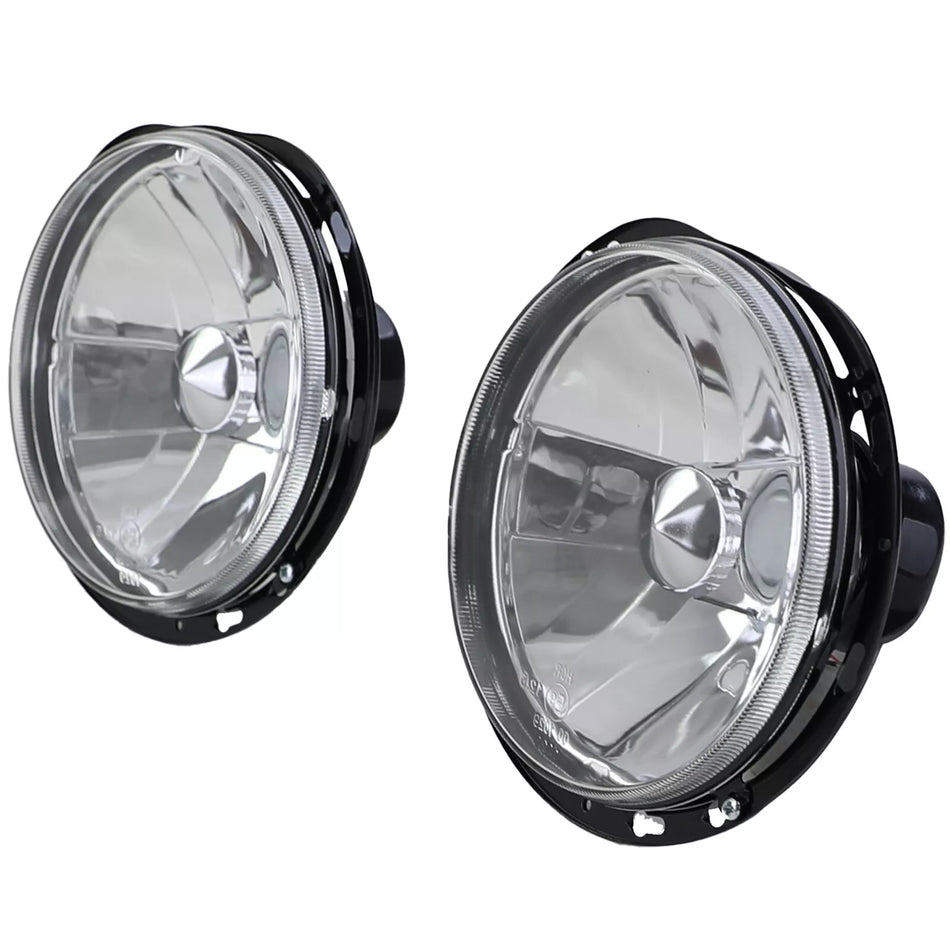 Faro proiettore in vetro trasparente cromato, per Mazda MX5 NA 90-98
