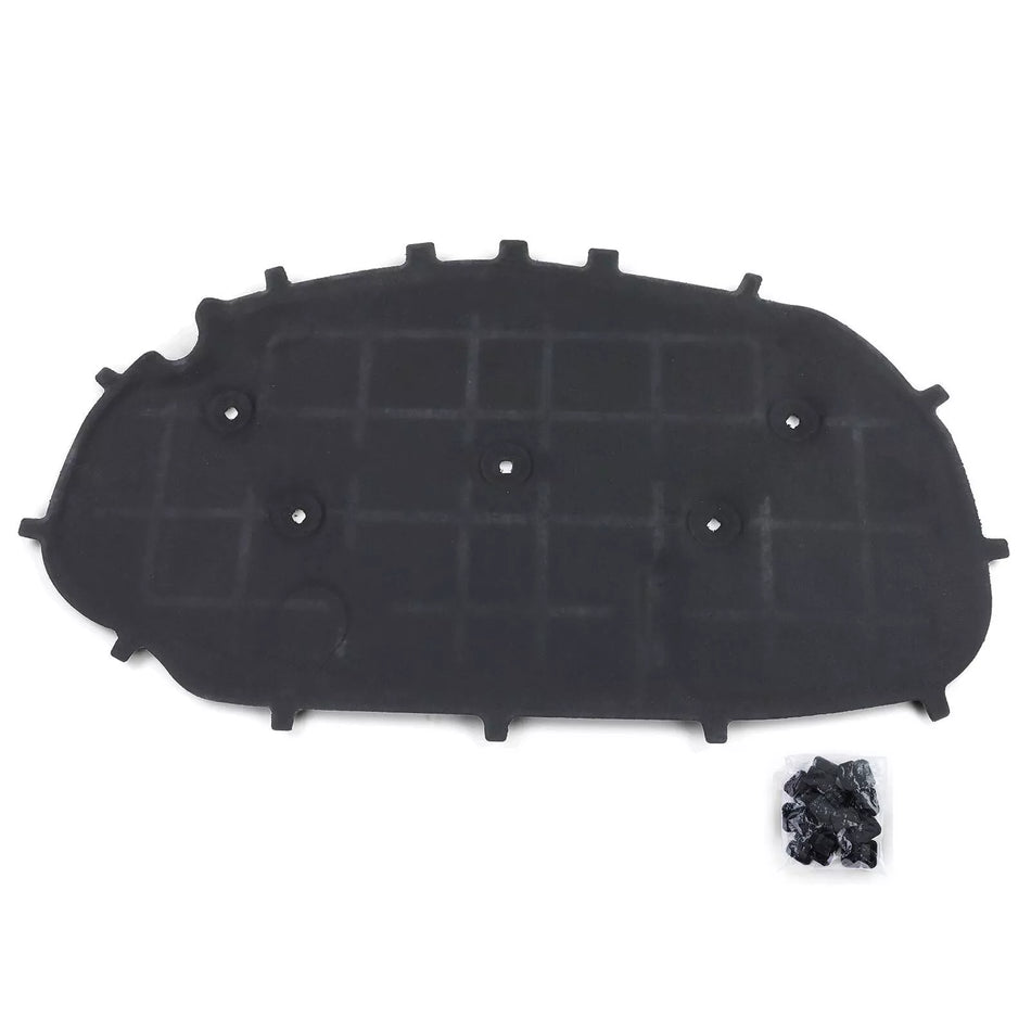 Isolamento cofano tappetino isolante con clip VW Golf 6 berlina Variant 08-13