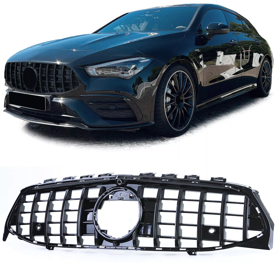 Griglia radiatore aspetto Nero adatta, per Mercedes CLA X118 dal 19