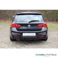 Competition diffusore Nero Lucido per BMW F20 F21 M135 M140 LCI 2015