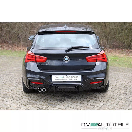 Competition diffusore Nero Lucido per BMW F20 F21 M135 M140 LCI 2015 – vista 3