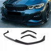 Spoiler anteriore lama Nero Opaco per BMW Serie 3 G20 G21 M