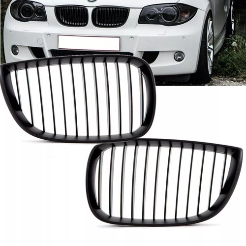 Set Griglia per BMW Serie 1 E87 E81 anno 04-07 Nero Opaco