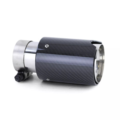 Terminale scarico sport carbonio nero, per BMW Serie 1 E81 E82 E87 E88