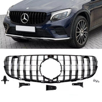 Griglia nera per Mercedes GLC X253 +360° fotocamera Sport-Panamericana GT