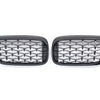 per BMW SERIE 5 G30 G31 GRIGLIA RADIATORE DIAMANTE NERO LUCIDO