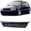 Griglia sportiva griglia radiatore senza emblema nera per VW Polo 6N 94-99