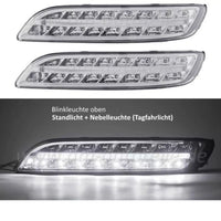 Frecce LED Porsche 911 997 con Luce diurna Cromo Facelift 04-08 MARTELLO!