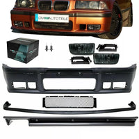Paraurti + diffusore + fumo nebbia per BMW E36 coupé cabrio non M3