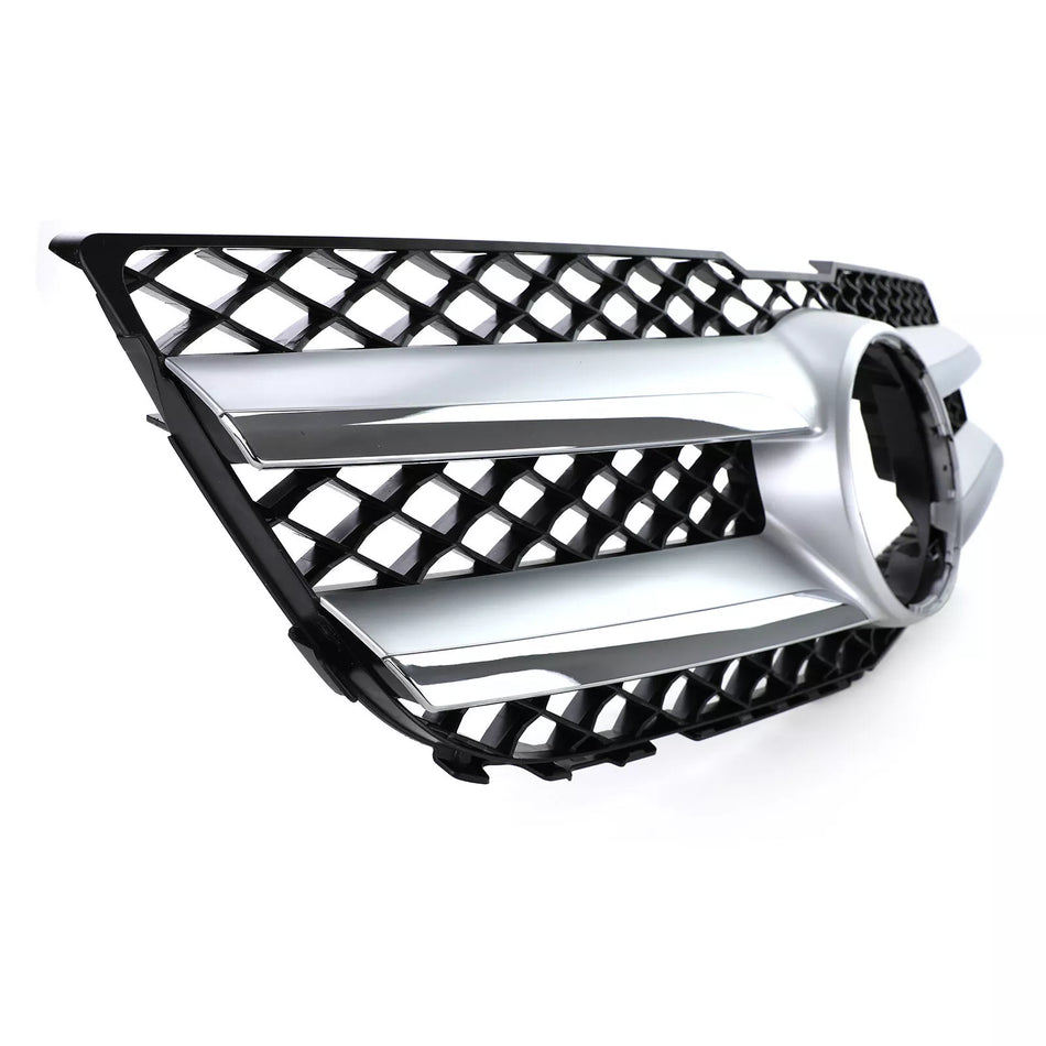 Griglia radiatore Sport nera argento adatta per Mercedes GLK X204 Facelift 12-15