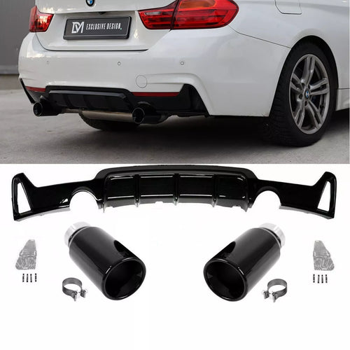 Dffusor + pannelli Nero per convers. BMW F32 F33 F36