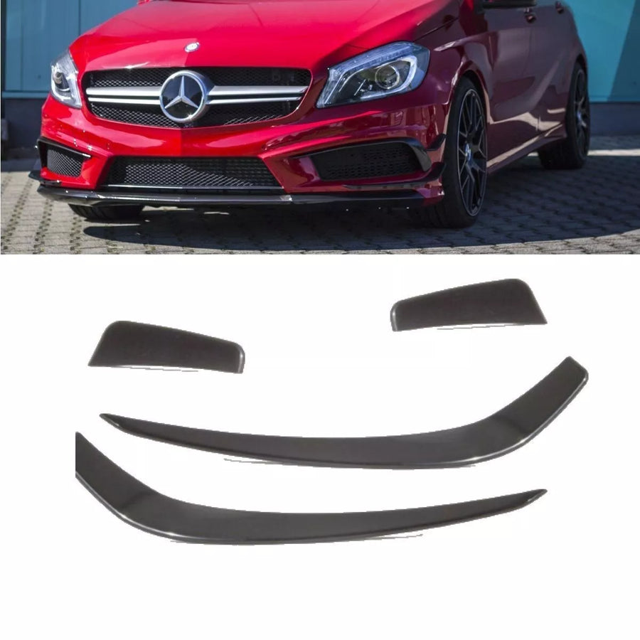 Spoiler Flaps attacchi SET 4 pezzi per Mercedes W176 non A45 AMG Aero Edition 1
