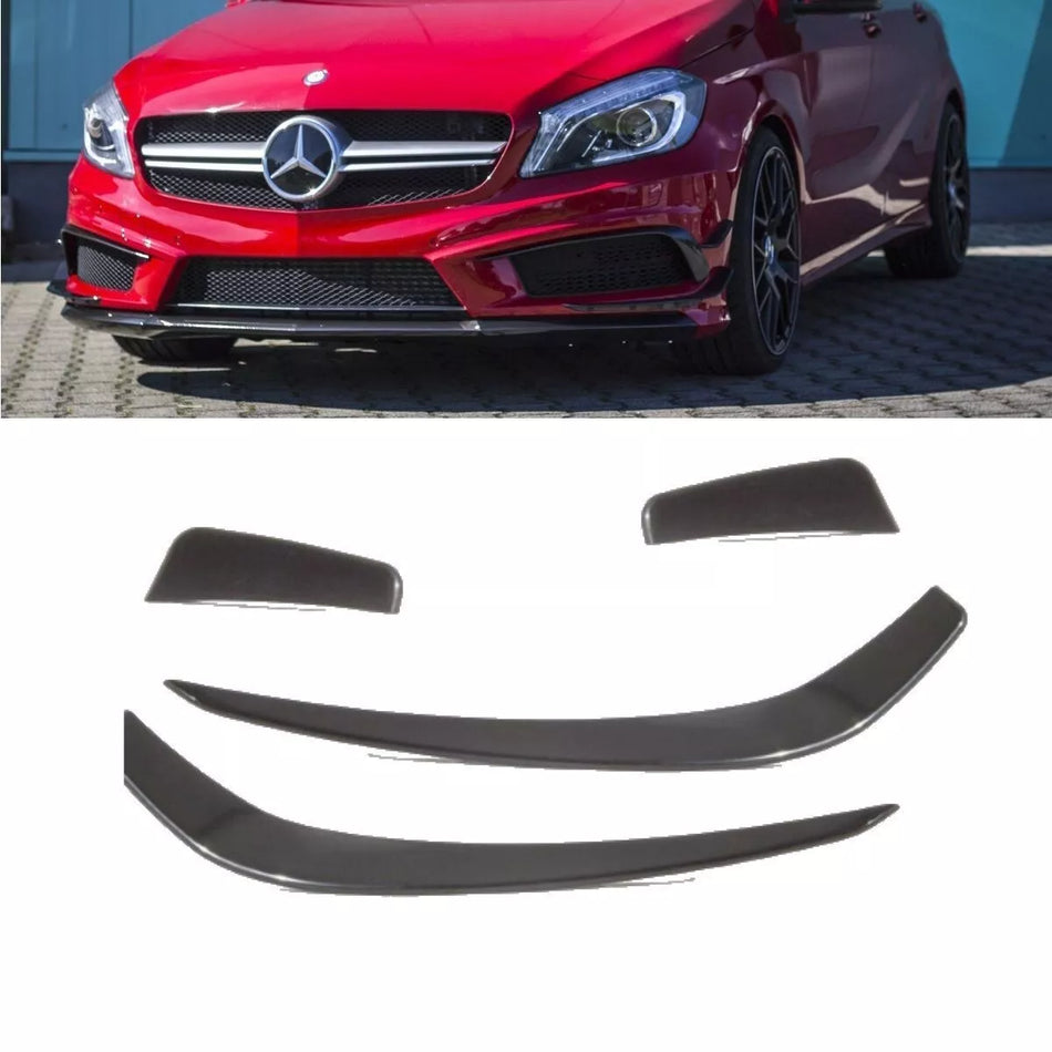 Spoiler Flaps attacchi SET 4 pezzi per Mercedes W176 non A45 AMG Aero Edition 1