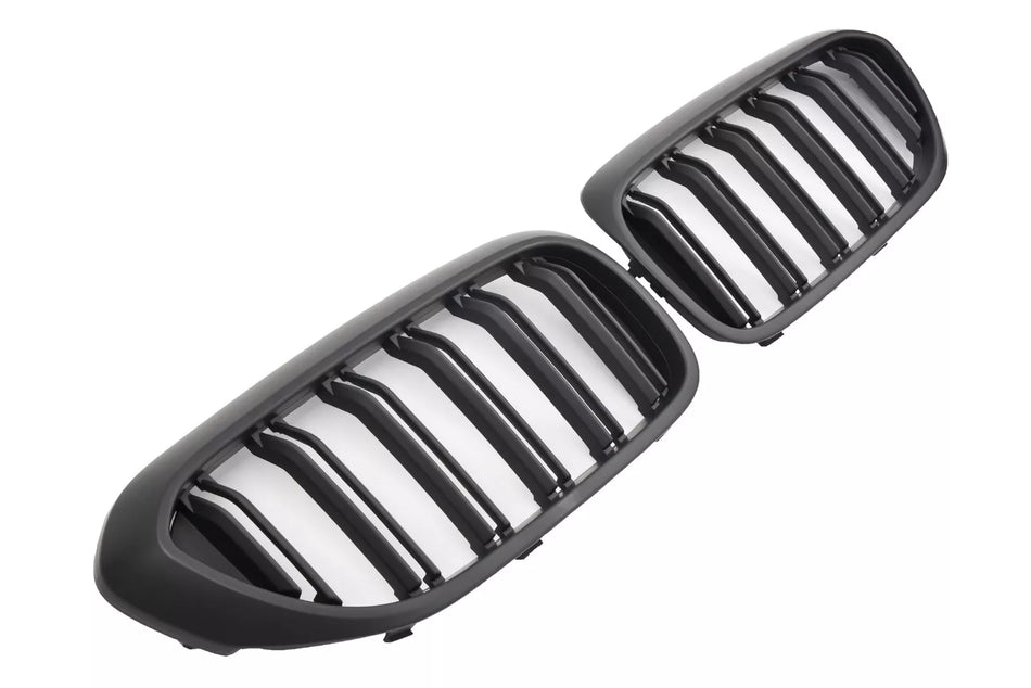 per BMW SERIE 5 G30 G31 SPORT GRIGLIA RADIATORE DOPPIO PONTE NERO OPACO