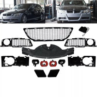 Set accessori completo per paraurti anteriore BMW Serie 3 E90 E91 05-08 M Sport