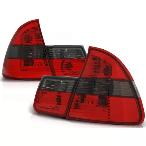 Set luci posteriori rosso fumo per BMW Serie 3 E46 Touring anno 99-05