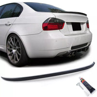Spoiler posteriore sportivo labbro nero lucido per BMW Serie 3 E90 berlina 05-11