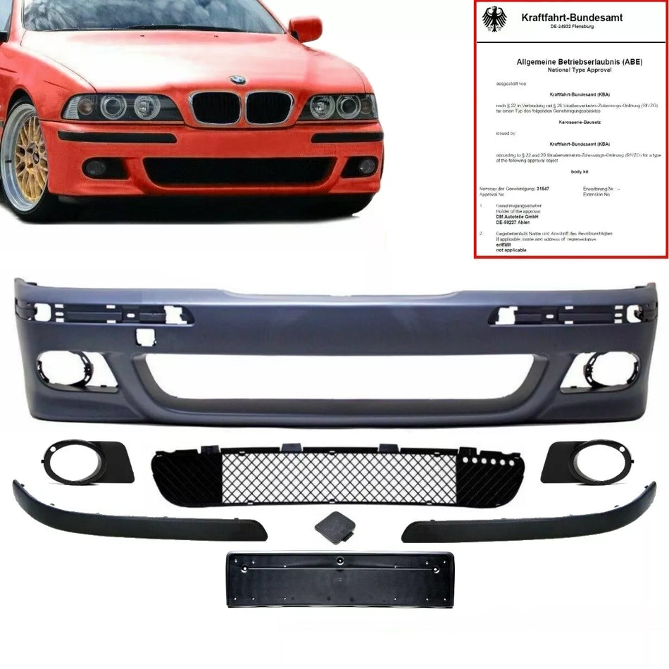 Grembiule anteriore paraurti anteriore COMPLETO + per BMW E39 tranne M Sport5