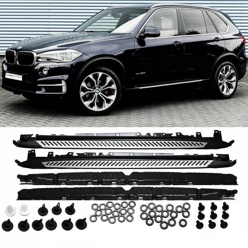 Pedoni Soglia Alluminio + Kit Montaggio  per BMW X5 F15 F85 2013