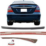 Mercedes W211 bagagliaio Spoiler Posteriore Nero Lucido mod. convers. su E63