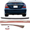 Mercedes W211 bagagliaio Spoiler Posteriore Nero Lucido mod. convers. su E63 AMG
