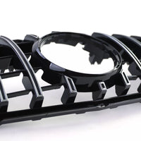 Griglia Sport nera lucida cromata per Mercedes GLK X204 08-12 prefacelift