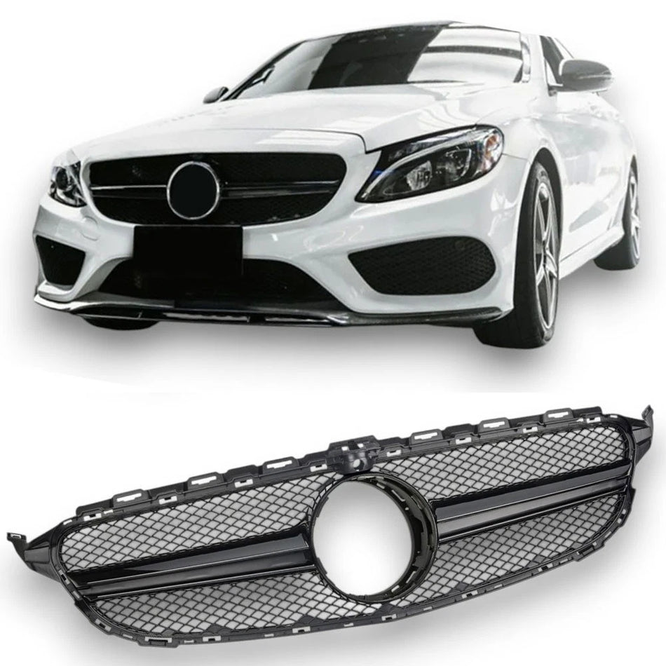 Griglia Sport Griglia Radiatore per Mercedes W205 2014-2018 360°