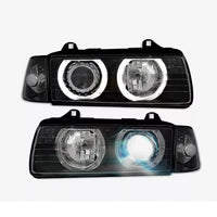 Fari Angel Eyes Nero per BMW E36 Touring tutte