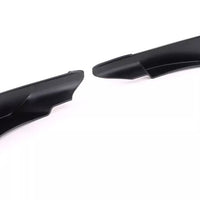 Spoiler anteriore flaps splitter nero opaco adatto per BMW Serie 3 E90 E91 08-12