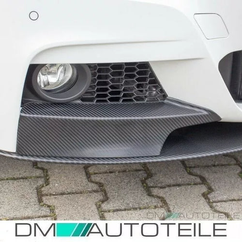 Spoiler anteriore + diffusore Nero per BMW F30 F31 M