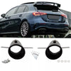SET MASCHERINE SCARICO SportIVE nere per Mercedes W177 Hatchback non A35 AMG