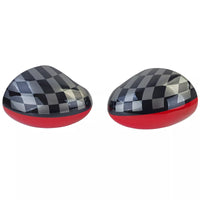 Calotte specchietti Performance rosso nero adatte per Mini F54 F55 F56 F57 13-18