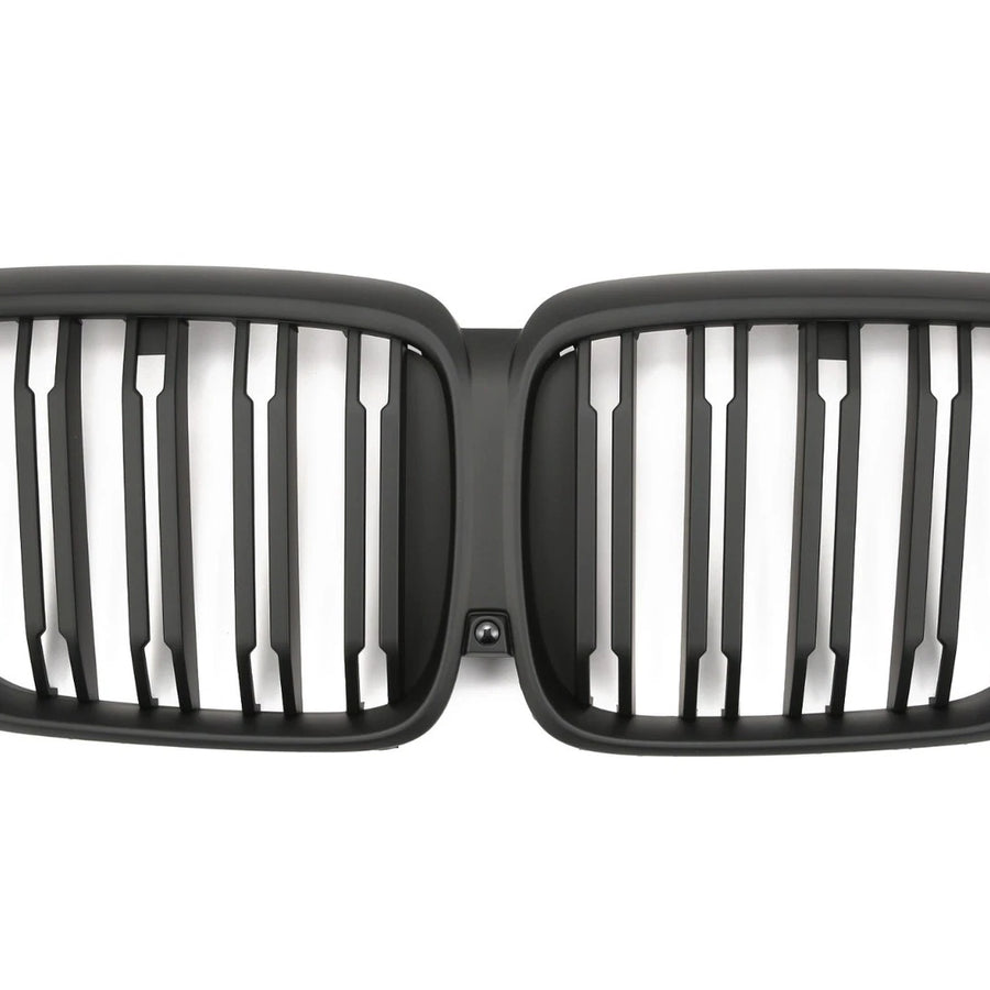 per BMW X5 G05 LCI GRIGLIA RADIATORE DOPPIO PONTE NERO OPACO 2023-