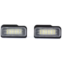 Luci targa led bianco 6000K, per Mercedes C219 R171 W211 W203