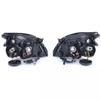 Kit fari in vetro trasparente nero adatti per Opel Vectra C + Signum 2002-2005