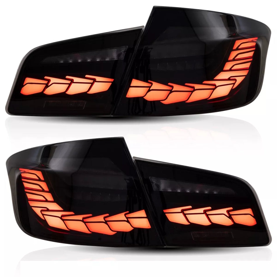 Set luci posteriori LED Smoke frecce dinamiche funzione OLED per BMW Serie 5 F10
