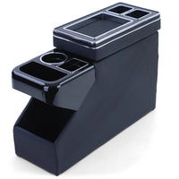 Console centrale con ripiani vano portaoggetti nero lucido pelle VW Bus T5 T6