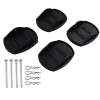 Documenti piastre di supporto, per supporti roulotte caravan rimorchio 4 pezzi