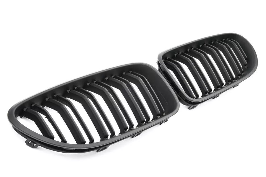 per BMW SERIE 6 F06 F12 F13 SPORT GRIGLIA DOPPIA BARRA NERO OPACO