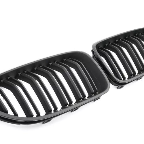 per BMW SERIE 6 F06 F12 F13 SPORT GRIGLIA DOPPIA BARRA NERO OPACO