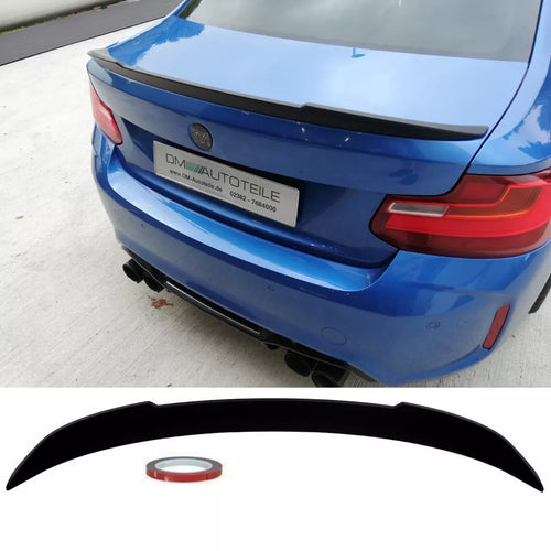 Spoiler Posteriore CS Nero Opaco + 3M per BMW Serie 2 F22 Coupé