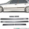Set battiporta Nero listelli decorativi + emblema per BMW E36 Touring