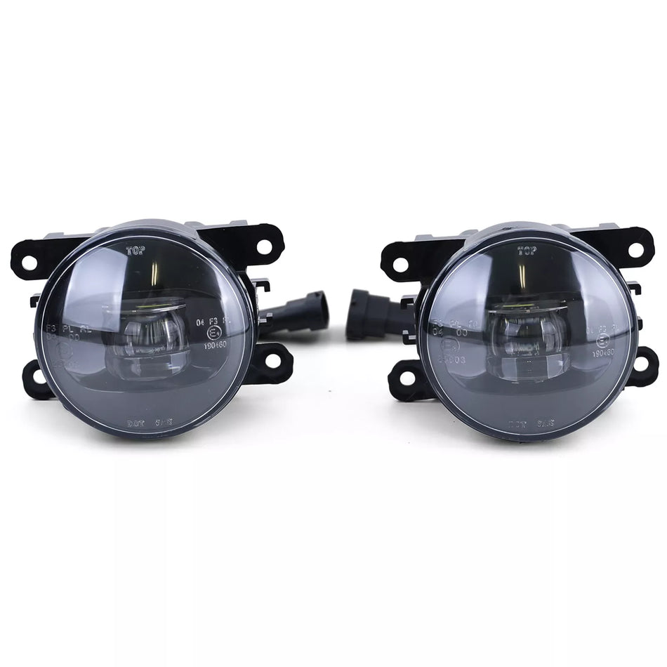Fendinebbia LED Nero, per Renault Twingo Megane Scenic Kangoo